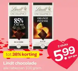 Spar Lindt chocolade aanbieding