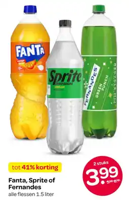 Spar Fanta, Sprite of Fernandes aanbieding