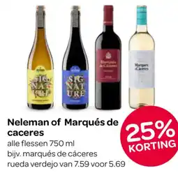 Spar Neleman of Marqués de caceres aanbieding