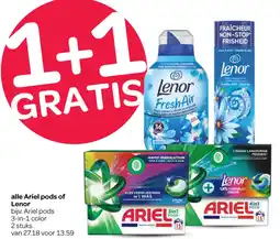 Spar Alle ariel pods of lenor aanbieding