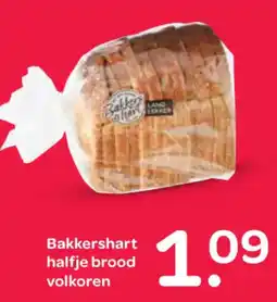 Spar Bakkershart halfje brood volkoren aanbieding