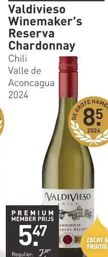 Gall & Gall Valdivieso Winemaker's Reserva Chardonnay aanbieding