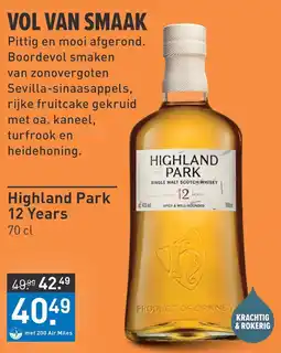 Gall & Gall Highland Park 12 Years aanbieding