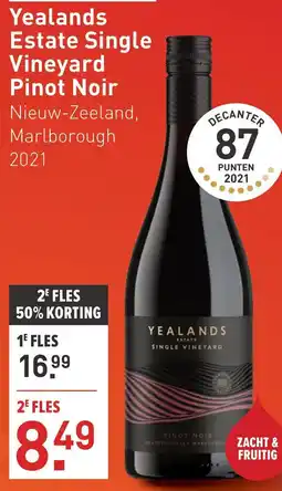 Gall & Gall Yealands Estate Single Vineyard Pinot Noir aanbieding