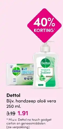 Drogisterij Visser Dettol aanbieding