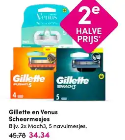 Drogisterij Visser Gillette en Venus Scheermesjes aanbieding