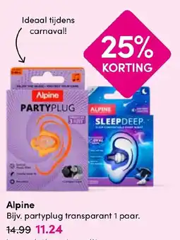 Drogisterij Visser Alpine aanbieding