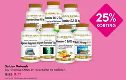 Drogisterij Visser Golden Naturals aanbieding
