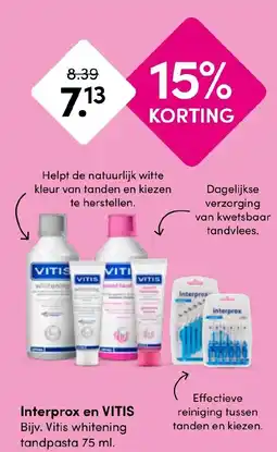 Drogisterij Visser Interprox en VITIS aanbieding