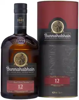 Gall & Gall Bunnahabhain 12 Years 70CL aanbieding