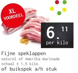 Naanhof Fijne speklappen aanbieding