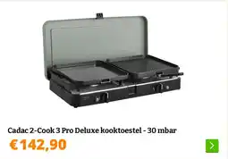 Obelink Cadac 2 cook 3 pro deluxe kooktoestel 30 mbar aanbieding