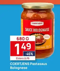 Butlon Coertjens pastasaus bolognese aanbieding