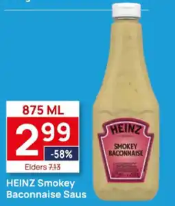 Butlon Heinz smokey baconnaise saus aanbieding