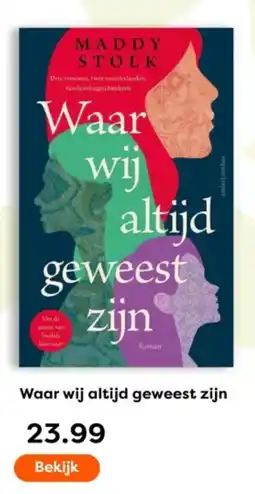 The Read Shop Waar wij altijd geweest zijn aanbieding