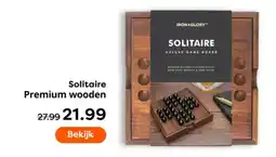 The Read Shop Solitaire premium wooden aanbieding