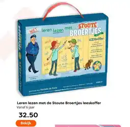 The Read Shop Leren lezen met de stoute broertjes leeskoffer aanbieding