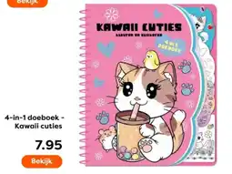 The Read Shop 4-in-1 doeboek - kawaii cuties aanbieding
