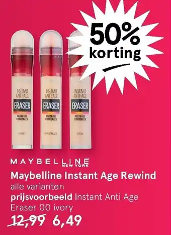 Etos Maybelline Instant Age Rewind aanbieding