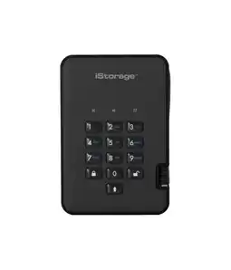 Bol.com iStorage diskAshur 2 - externe harde schijf - 2000 GB - Cijfercode - Zwart aanbieding