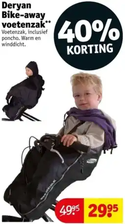 Kruidvat Deryan Bike-away voetenzak aanbieding