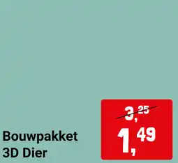 Lobbes Bouwpakket 3D Dier aanbieding