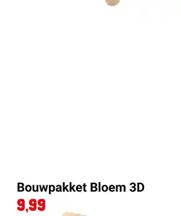Lobbes Bouwpakket Bloem 3D aanbieding