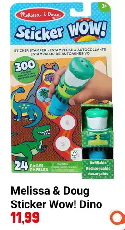 Lobbes Melissa & Doug Sticker Wow! Dino aanbieding