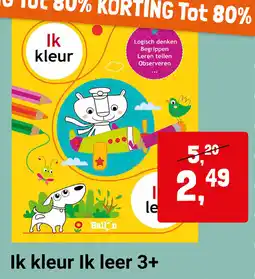 Lobbes Ik kleur Ik leer 3+ aanbieding