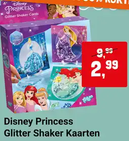 Lobbes Disney Princess Glitter Shaker Kaarten aanbieding