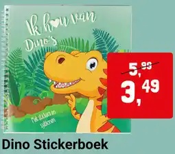 Lobbes Dino Stickerboek aanbieding