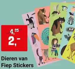 Lobbes Dieren van Fiep Stickers aanbieding