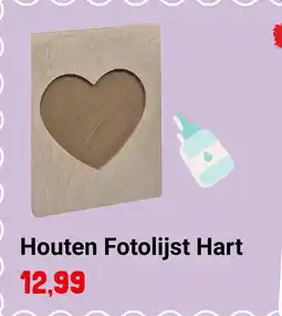 Lobbes Houten Fotolijst Hart aanbieding