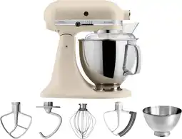 Coolblue KitchenAid Artisan Mixer 5KSM175PSEFL Fresh Linen aanbieding