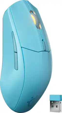 Coolblue SteelSeries Rival 3 Gen 2 Draadloze Gaming Muis Aqua aanbieding