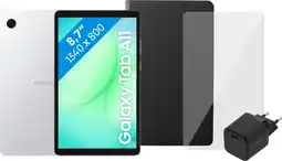 Coolblue Samsung Galaxy Tab A11 8,7 inch 128GB Wifi Zilver + Compleet Accessoirepakket aanbieding