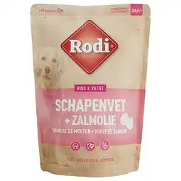 Zooplus Sparpaket: 200g Rodi Sheep Fat Bonbons mit Lachs Hundefutter nass aanbieding