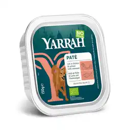 Zooplus Yarrah Biologische Paté 12 x 150 g - Bio Kip met Bio Zalm en Bio Zeewier aanbieding