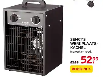 Praxis Sencys Werkplaats- Kachel aanbieding