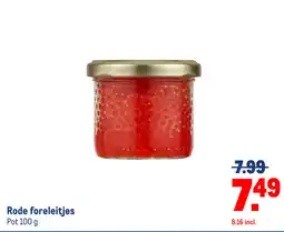 Makro Rode foreleitjes aanbieding