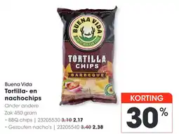 HANOS Buena Vida Tortilla- en nachochips aanbieding