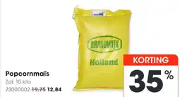 HANOS Popcornmaïs aanbieding