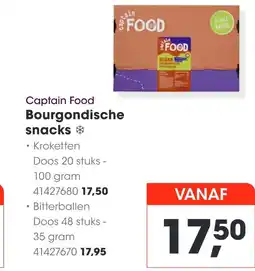 HANOS Captain Food Bourgondische snacks aanbieding