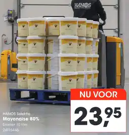 HANOS HANOS Selektie Mayonaise 80% aanbieding
