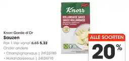 HANOS Knorr Garde d'Or aanbieding