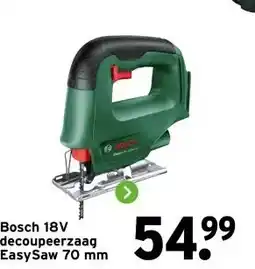 GAMMA Bosch 18V decoupeerzaag aanbieding