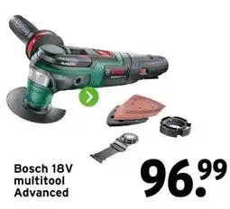 GAMMA Bosch 18V multitool Advanced aanbieding