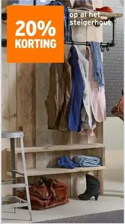 GAMMA op af het steigerhout aanbieding