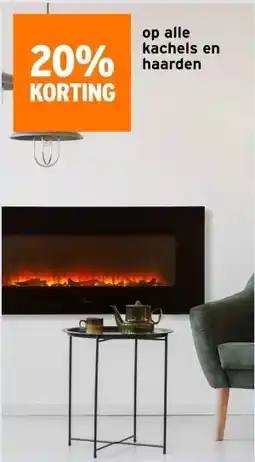 GAMMA op alle kachels en haarden aanbieding