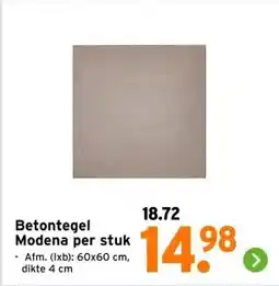 GAMMA Betontegel Modena aanbieding